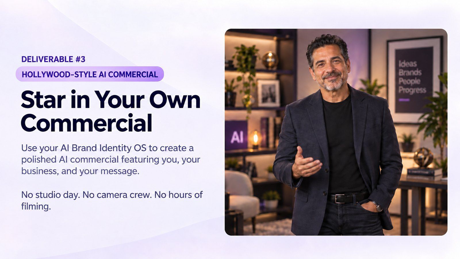 Hollywood-Style AI Commercial - Star in Your Own Commercial